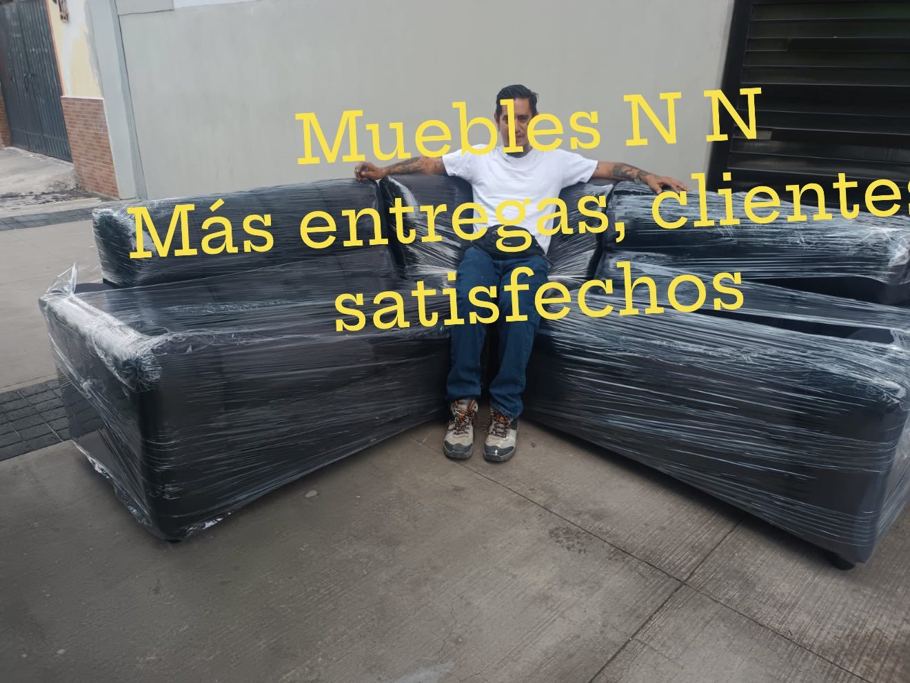 Entrega real de sala de Muebles NN